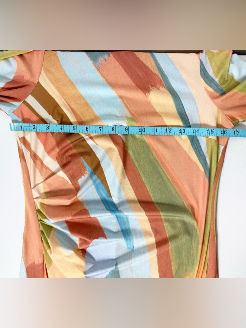MESTIZA NEW YORK gabriella midi dress in fresco tides size Small Anthropologie - Picture 8 of 10